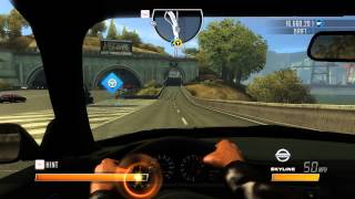 Driver San Francisco: Drifting a tricky bend with the Nissan Skyline R33