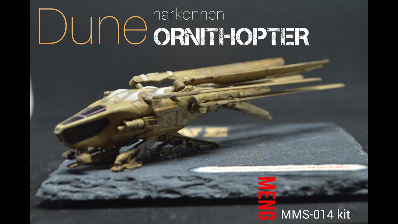 Meng DS-009 - Maquette Ornithopter harkonnen Dune 1/72