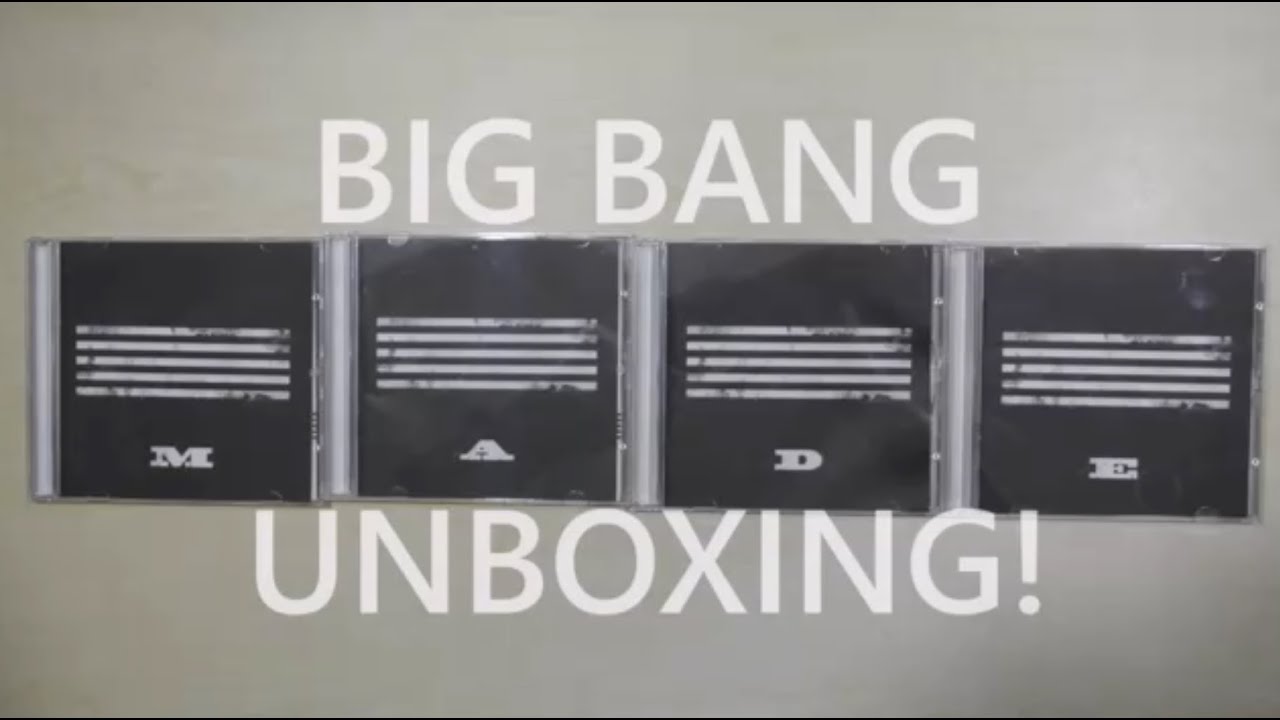 BIGBANG MADE SERIES Unboxing (BLACK)