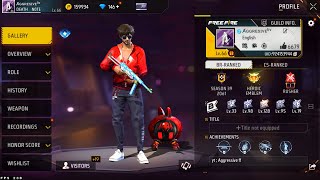 FREE FIRE LIVE👻GARENA FREE FIRE💀GUILD TEST LIVE !! #classyff #nonstopgaming #asifgamer #rai