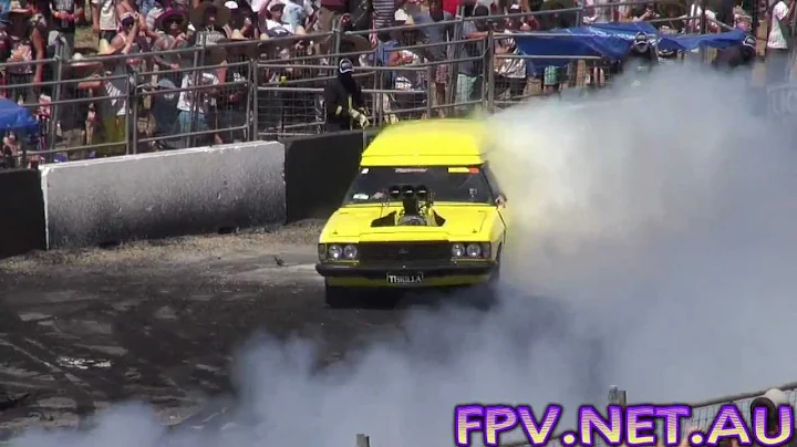 SUMMERNATS 26 - THRILLA BLOWN V8 PANELVAN BURNOUT
