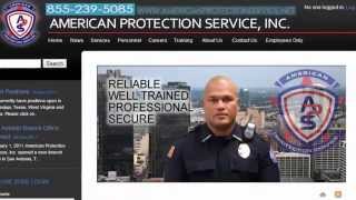 American Protection Services provides competent well trained personnel to secure your facility