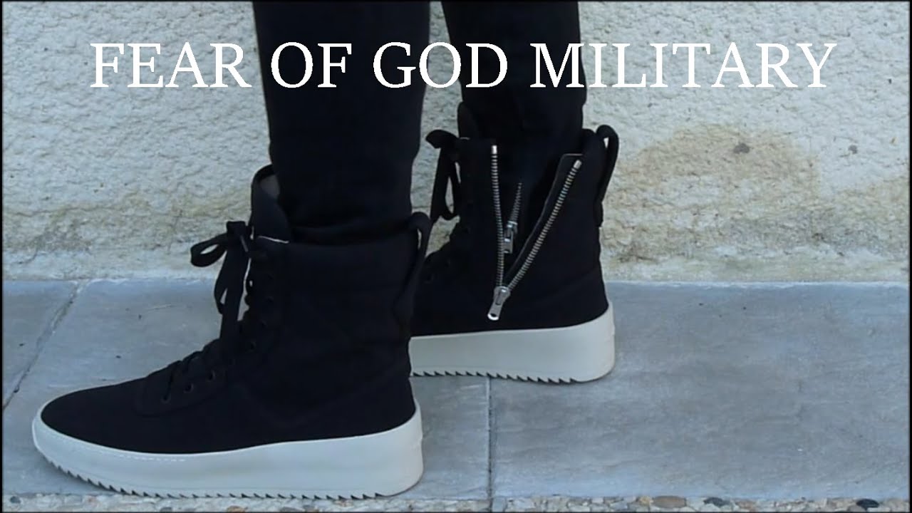 fear of god combat boots