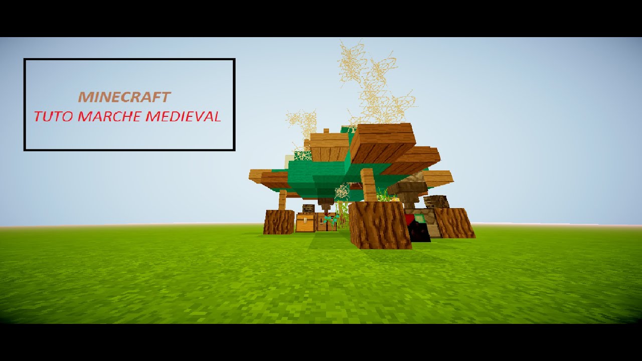Tuto Minecraft | Marché Médiéval - YouTube