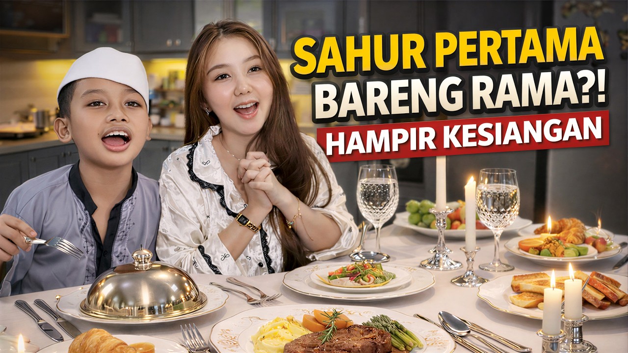PERTAMA KALI SAHUR BARENG RAMA | HAMPIR KESIANGAN!!