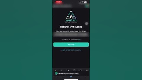 ADAZO German Registration process video for using DAPP Browser in MetaMask or Trust wallet
