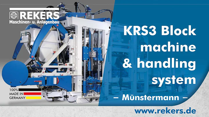 REKERS KRS3 Block Machine and Handling System (Muenstermann)