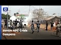 Benue APC Crisis Deepens As Police Teargas Anti-Austin Agada Group In Makurdi