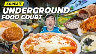 Korea's Underground Food Court Has AMAZING Food
