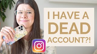 Should I delete my dead Instagram account and start over?