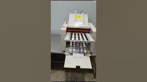 Paper Folding Machine || leaflet folder||pharmaceutical paper