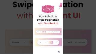 Build Swipe Pagination with a Gradient Effect