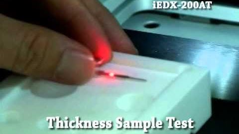 iEDX-200AT XRF analyser for coating thickness measurement and material composition
