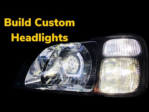 Retrofit projector headlights | Honda CRV RD1 97-01 | custom headlights