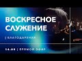 Воскресное служение  Благодарения  14:00   25.07.21 - Прямая трансляция церкви "Скиния"