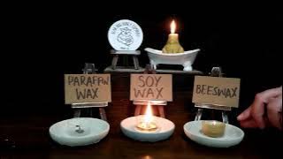 Beeswax vs Soy Wax vs Paraffin Wax! Place yer bets!