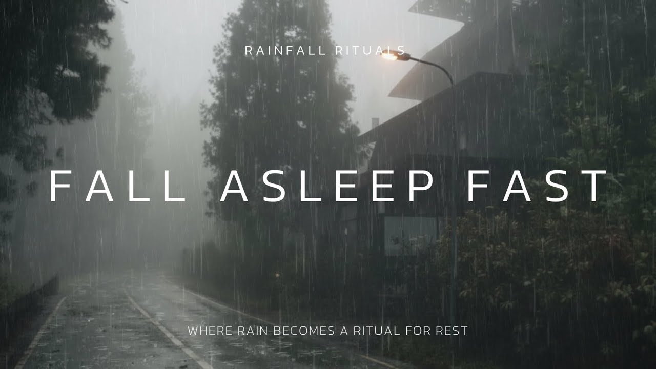Rain Sounds For Sleeping - 99% Instantly Fall Asleep With Rain And Thunder Sound At Night
