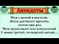 Весёлый сборник пикантных  анекдотов!  Когда муж в постели задумался! Юмор  Шутки  Приколы!