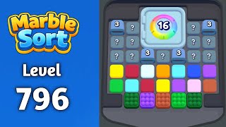 Marble sort Level 796 solution gameplay  Net Worth