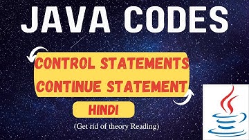 Continue in Java | Jump Statements | Java Program | Hindi(Hinglish)