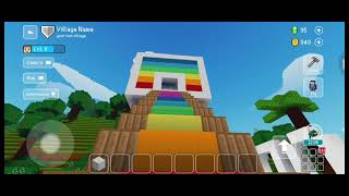 BUILDING MY FIRST CITY IN BLOCK CRAFT 3D! 🏰 (Insane Build) screenshot 1