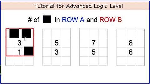 Conceptis fill a pix advanced logic tutorial #2.  How to solve all levels.