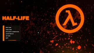 Half-Life 2: Half-Life 1 Main Menu style
