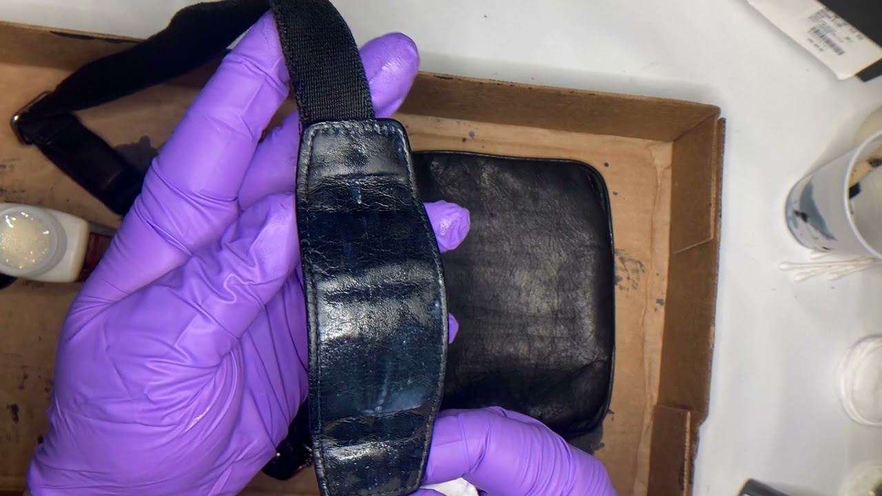 How To Restore a Faded Leather Purse and Reveal YouTube