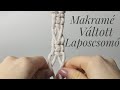 Tanuljunk Együtt Makramézni! Macrame váltott laposcsomó készítés