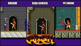 Cadash Arcade Vs Sega Genesis Vs Pc Engineside By Side Comparison