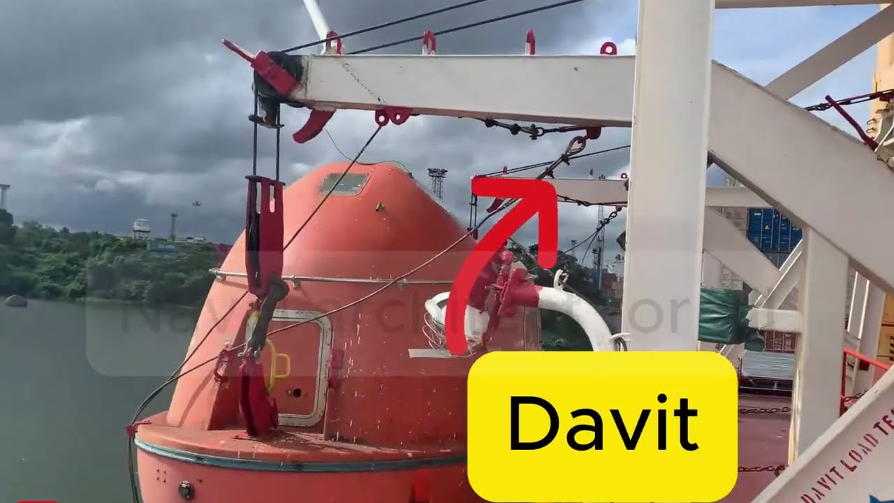 Lifeboats and Davits Explained – Life-Saving Gear on Ships | Naval architect for all