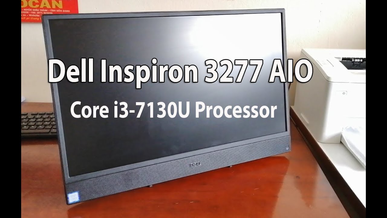 Unboxing Dell Inspiron 3277 AIO, 21.5-inch FullHD (Test