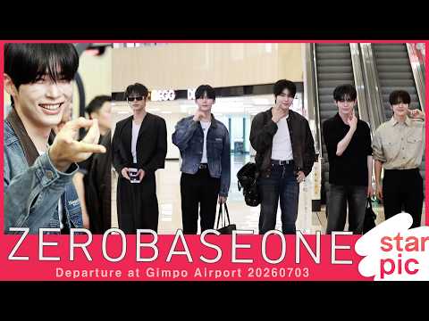 제로베이스원 'ZB1 야호!' [STARPIC] ZEROBASEONE Gimpo at Incheon Airport 20260703