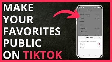 How to Make Your Favorites Public on TikTok in 2024