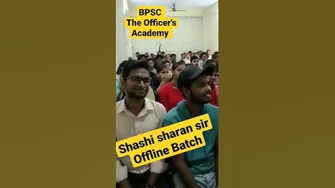 Shashi Sharan sir || The Officers Academy || Best BPSC Coaching  || #bpsc #bpscexam