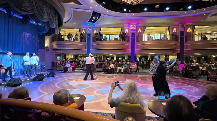 Cunard Queen Elizabeth, August 2025. Masquerade Gala night, JackPack, The Lady is A Tramp, Foxtrot