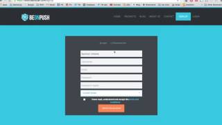How To Sign Up For A Beonpush Account