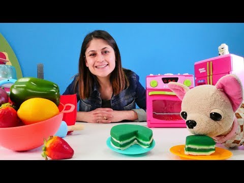 Oyuncaklar Ile ıspanaklı Pasta Yapıyoruz. Eğitici çocuk Oyunları