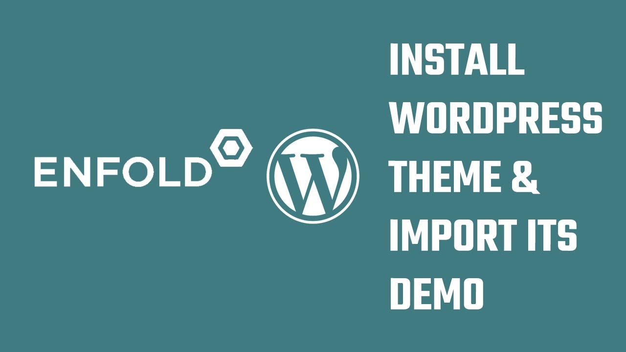 Install the Best WordPress theme and import its demo