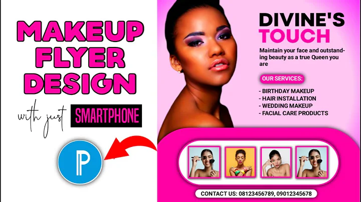 How to Design a Business Flyer in pixellab | Business Flyer Design