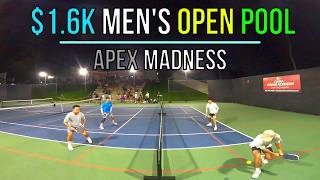 Intense $1.6K Men's Open Pool Play | Palm(5.9)/Alto(5.6) vs Bonilla(5.3)/Lee(5.0) | Apex Madness