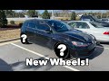 Installing New Wheels on The MK7 GTI Build! It Looks INSANE!