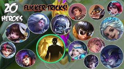 20 FLICKER TRICKS THAT YOU NEED TO KNOW | PART 1 | MOBILE LEGENDS