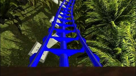 Monkey Vekoma Mk 1200 looping coaster Coasters in Paradise, Samana Cay, Bahamas