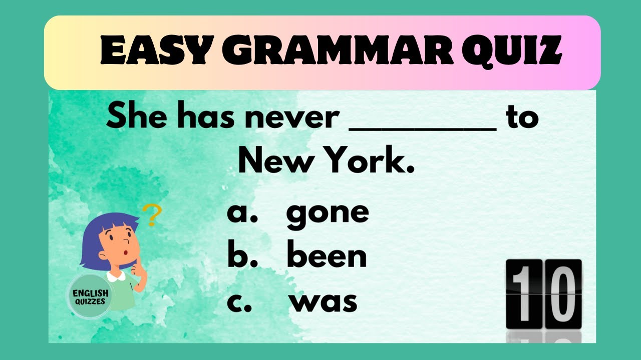 Random Grammar Question Random Easy Grammar Quiz | English Quizzes #grammar #partsofspeech ...