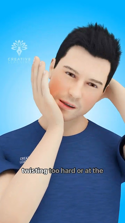Stop Cracking Your Neck 😮 #short #viralvideo - Creativelearning3d