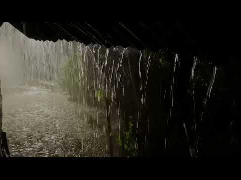  Try Listening In 3 Minutes To Sleep Instantly With Heavy Rain On Tent Roof Strong Thunder Sounds