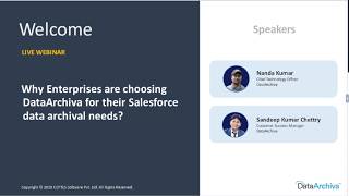 Webinar: Why enterprises are choosing DataArchiva for their Salesforce data archival needs