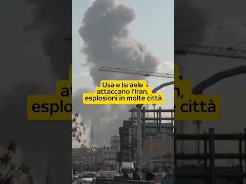 Video Attacco all'Iran, le esplosioni da Teheran a Tel Aviv #iran #usa #israele