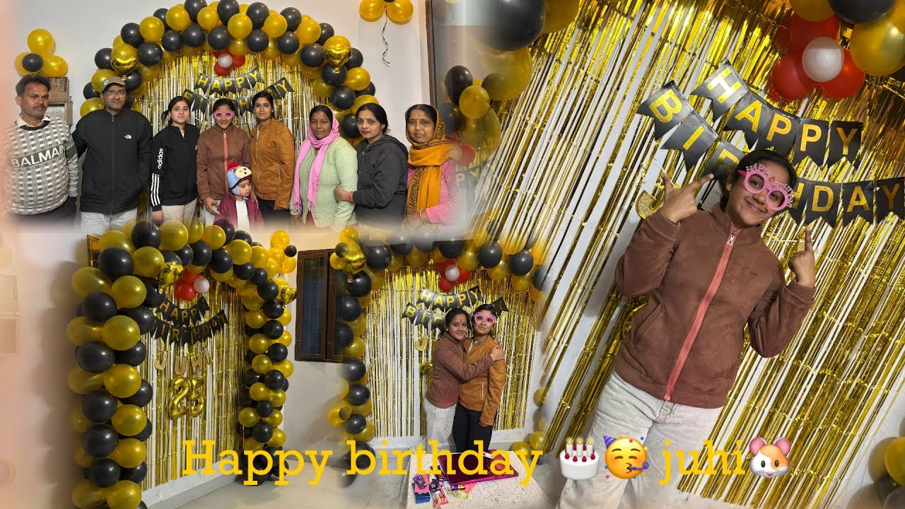 Birthday🎂 Surprise🥳 for Juhi🐹🥰#trending #dance #family #vlog #birthdaycelebration 